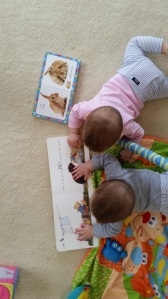 Babies reading